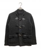 BURBERRY LONDONバーバリーロンドン）の古着「ニットダッフルジャケット」｜ブラック