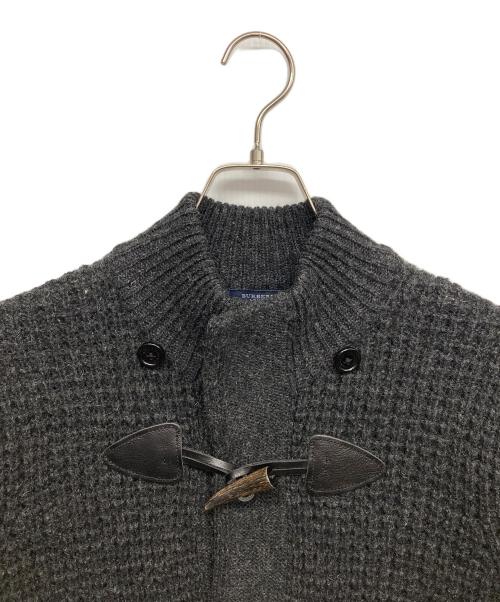 BURBERRY LONDON（バーバリーロンドン）BURBERRY LONDON (バーバリーロンドン) ニットダッフルジャケット ブラック サイズ:Mの古着・服飾アイテム