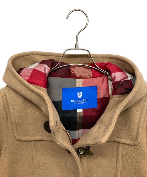 BLUE LABEL CRESTBRIDGE（ブルーレーベルクレストブリッジ）BLUE LABEL CRESTBRIDGE (ブルーレーベルクレストブリッジ) ダッフルコート ブラウン サイズ:38の古着・服飾アイテム