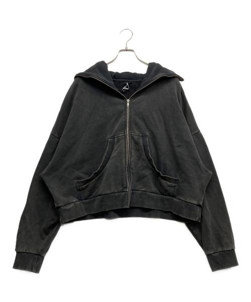 entire studios（エンタイアスタジオ）ENTIRE STUDIOS (エンタイアスタジオ) フルジップパーカー ブラック サイズ:Sの古着・服飾アイテム