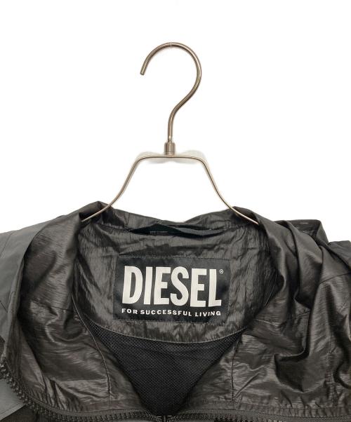 DIESEL（ディーゼル）DIESEL (ディーゼル) J-EDWARD ナイロン フーディブルゾン ブラック サイズ:XSの古着・服飾アイテム