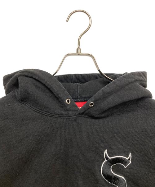 SUPREME（シュプリーム）Supreme (シュプリーム) S LOGO HOODED SWEATAHIRTS ブラック サイズ:SMALLの古着・服飾アイテム