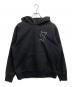 Supreme（シュプリーム）の古着「S LOGO HOODED SWEATAHIRTS」｜ブラック