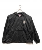 Championチャンピオン）の古着「ナイロンアノラックパーカー」｜ブラック