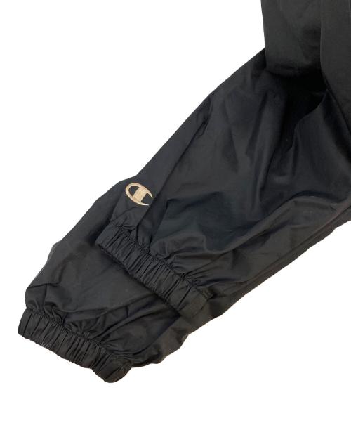 Champion（チャンピオン）Champion (チャンピオン) ナイロンアノラックパーカー ブラック サイズ:XLの古着・服飾アイテム