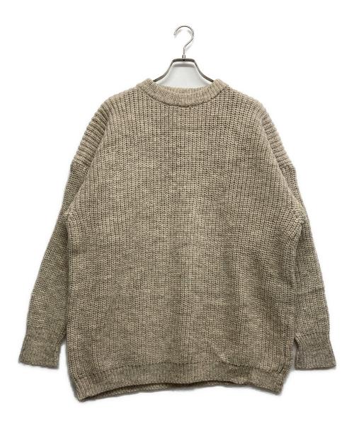 Black Sheep（ブラックシープ）BLACK SHEEP (ブラックシープ) ウールニット ベージュ サイズ:XLの古着・服飾アイテム