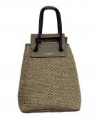 hartmannハートマン）の古着「ツイードペブル・ボンサック」｜ベージュ