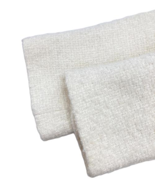 ZARA（ザラ）ZARA (ザラ) ツイードコート ホワイト サイズ:XLの古着・服飾アイテム