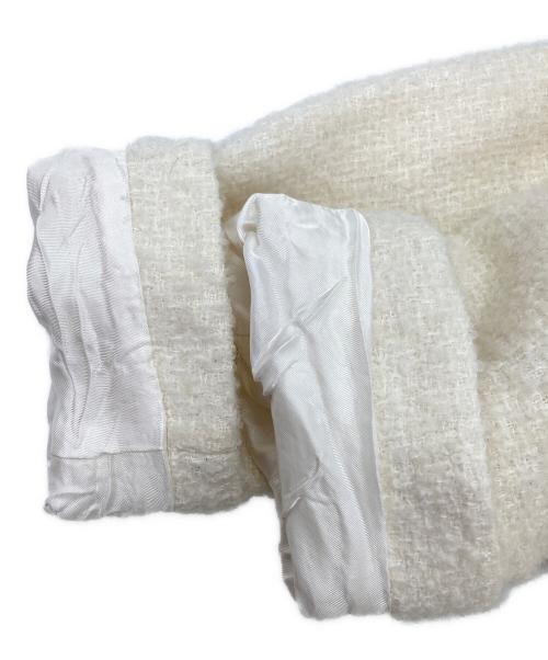 ZARA（ザラ）ZARA (ザラ) ツイードコート ホワイト サイズ:XLの古着・服飾アイテム