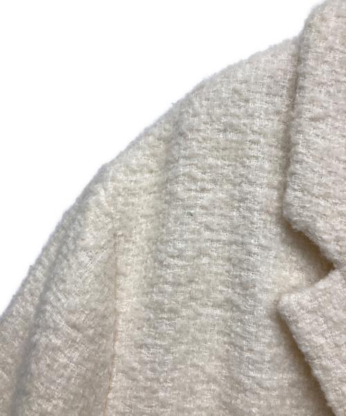 ZARA（ザラ）ZARA (ザラ) ツイードコート ホワイト サイズ:XLの古着・服飾アイテム