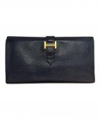 HERMESエルメス）の古着「長財布」｜ブラック