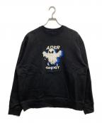 ADER errorアーダーエラー）の古着「ゴーストスウェット」｜ブラック