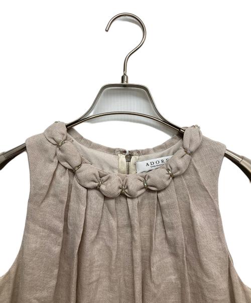 ADORE（アドーア）ADORE (アドーア) ノースリーブワンピース ピンク サイズ:38の古着・服飾アイテム