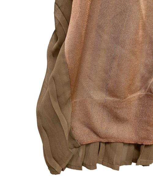 MUVEIL（ミュベール）MUVEIL (ミュベール) カーディガン ブラウン サイズ:38の古着・服飾アイテム