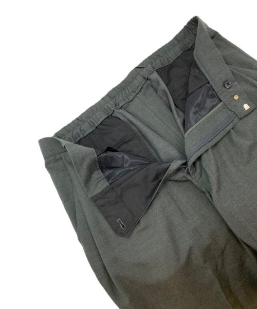 LANVIN COLLECTION（ランバンコレクション）LANVIN COLLECTION (ランバンコレクション) タックパンツ グリーン サイズ:50の古着・服飾アイテム