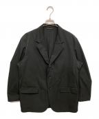 LANVIN COLLECTIONランバンコレクション）の古着「ナイロンテーラードジャケット」｜ブラック