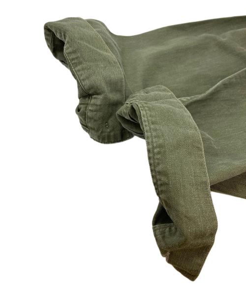 USMC（ユーエスエムシー）USMC (ユーエスエムシー) 50s P53 Herring Bone Twill Jacket グリーン サイズ:不明（印字消）の古着・服飾アイテム