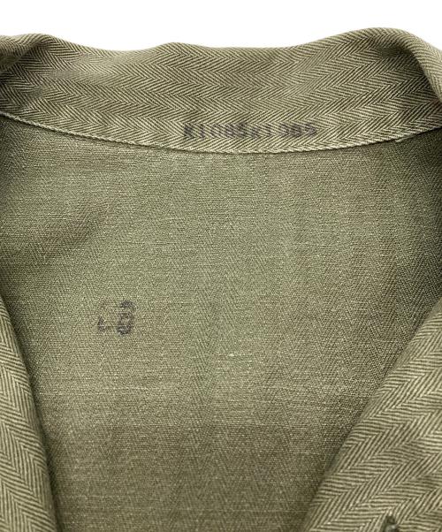 USMC（ユーエスエムシー）USMC (ユーエスエムシー) 50s P53 Herring Bone Twill Jacket グリーン サイズ:不明（印字消）の古着・服飾アイテム