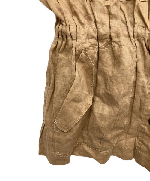 FRAMeWORK（フレームワーク）FRAMeWORK (フレームワーク) ラミースタンドブルゾンシアーシャツ ブラウン サイズ:無しの古着・服飾アイテム