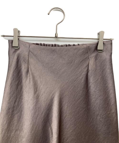 IENA（イエナ）IENA (イエナ) ダブルサテンスカート ベージュ サイズ:36の古着・服飾アイテム