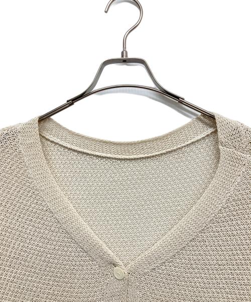 FRAMeWORK（フレームワーク）FRAMeWORK (フレームワーク) メッシュカーディガン ベージュ サイズ:記載無の古着・服飾アイテム