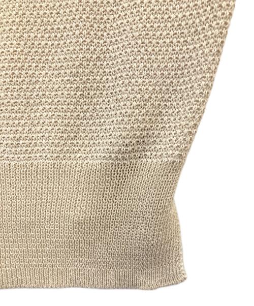 FRAMeWORK（フレームワーク）FRAMeWORK (フレームワーク) メッシュカーディガン ベージュ サイズ:記載無の古着・服飾アイテム