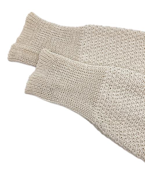 FRAMeWORK（フレームワーク）FRAMeWORK (フレームワーク) メッシュカーディガン ベージュ サイズ:記載無の古着・服飾アイテム