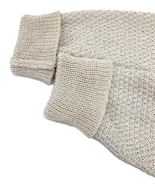 FRAMeWORK（フレームワーク）FRAMeWORK (フレームワーク) メッシュカーディガン ベージュ サイズ:記載無の古着・服飾アイテム