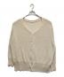 FRAMeWORK（フレームワーク）の古着「メッシュカーディガン」｜ベージュ