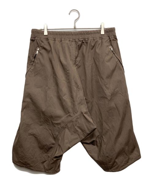 RICK OWENS（リックオウエンス）RICK OWENS (リックオウエンス) BASKET SWINGER ショーツ ブラウン サイズ:52の古着・服飾アイテム