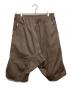 RICK OWENS (リックオウエンス) BASKET SWINGER ショーツ ブラウン サイズ:52：28000円