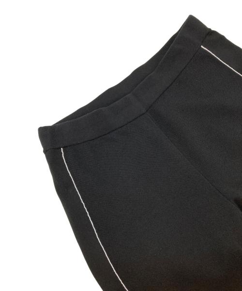 icB（アイシービー）icB (アイシービー) シンセティックダブルフェイス ニットトラックパンツ ブラック サイズ:Ｓの古着・服飾アイテム