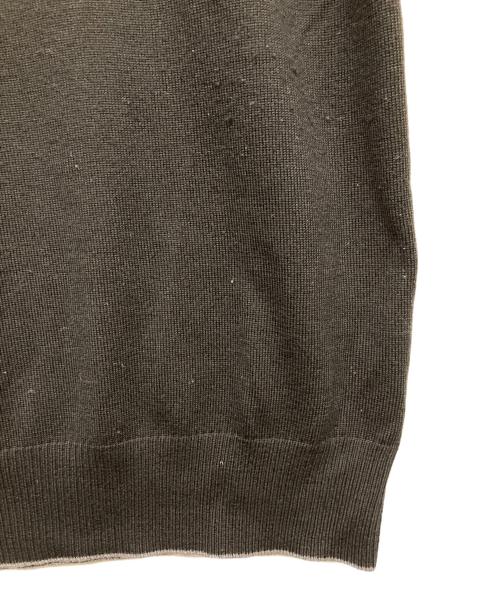 BURBERRY LONDON（バーバリーロンドン）BURBERRY LONDON (バーバリーロンドン) Vネックニット ブラック サイズ:Lの古着・服飾アイテム