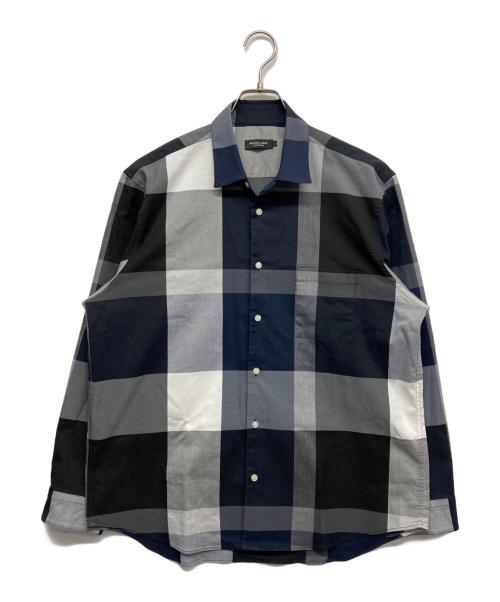 BLACK LABEL CRESTBRIDGE（ブラックレーベル クレストブリッジ）BLACK LABEL CRESTBRIDGE (ブラックレーベル クレストブリッジ) チェックシャツ ネイビー サイズ:LLの古着・服飾アイテム