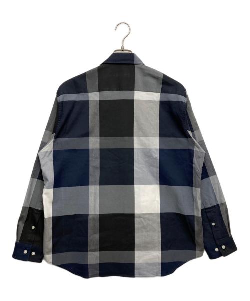 BLACK LABEL CRESTBRIDGE（ブラックレーベル クレストブリッジ）BLACK LABEL CRESTBRIDGE (ブラックレーベル クレストブリッジ) チェックシャツ ネイビー サイズ:LLの古着・服飾アイテム