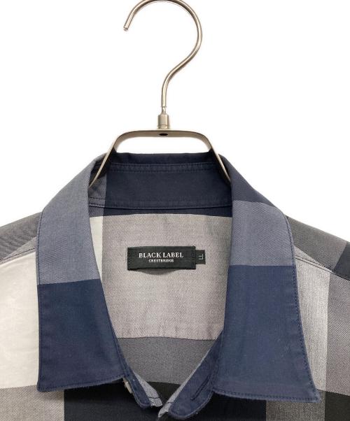 BLACK LABEL CRESTBRIDGE（ブラックレーベル クレストブリッジ）BLACK LABEL CRESTBRIDGE (ブラックレーベル クレストブリッジ) チェックシャツ ネイビー サイズ:LLの古着・服飾アイテム