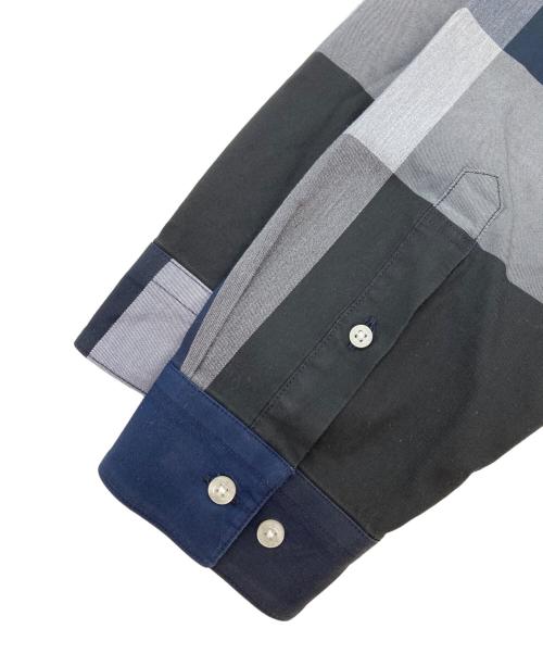 BLACK LABEL CRESTBRIDGE（ブラックレーベル クレストブリッジ）BLACK LABEL CRESTBRIDGE (ブラックレーベル クレストブリッジ) チェックシャツ ネイビー サイズ:LLの古着・服飾アイテム