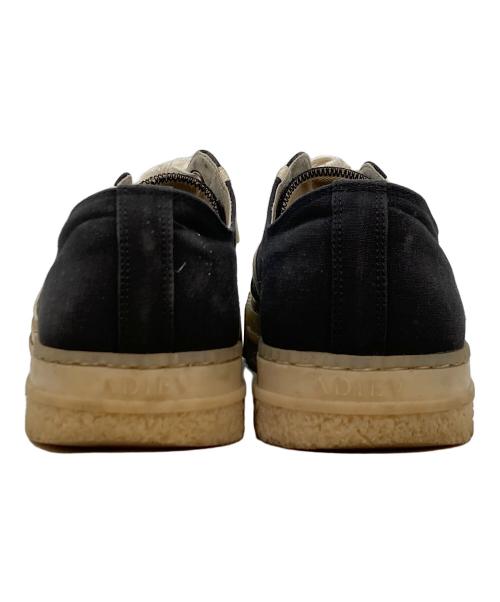 ADIEV（アデュー）ADIEV (アデュー) キャンバスローカットスニーカー ブラック サイズ:42の古着・服飾アイテム