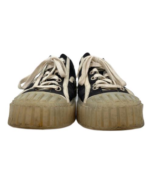 ADIEV（アデュー）ADIEV (アデュー) キャンバスローカットスニーカー ブラック サイズ:42の古着・服飾アイテム