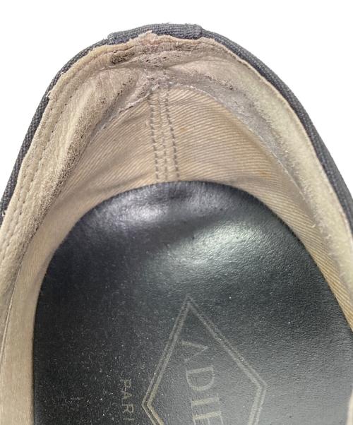 ADIEV（アデュー）ADIEV (アデュー) キャンバスローカットスニーカー ブラック サイズ:42の古着・服飾アイテム