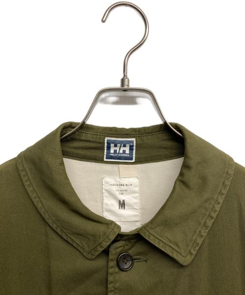 HELLY HANSEN（ヘリーハンセン）HELLY HANSEN (ヘリーハンセン) ステンカラーコート カーキ サイズ:Mの古着・服飾アイテム
