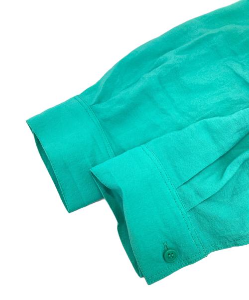 INDIVI（インディヴィ）INDIVI (インディヴィ) シアーオーバーシャツ グリーン サイズ:38の古着・服飾アイテム