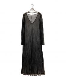 JOSE MOON（ジョゼムーン）の古着「シアーブラウスワンピース」｜ブラック