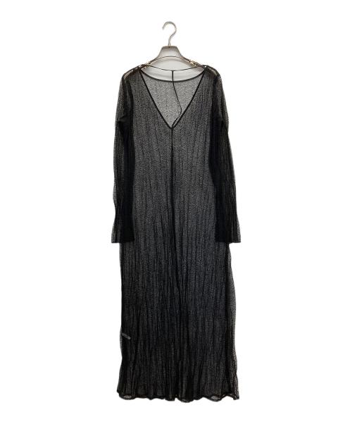 JOSE MOON（ジョゼムーン）JOSE MOON (ジョゼムーン) シアーブラウスワンピース ブラック サイズ:不明の古着・服飾アイテム