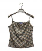 BURBERRY BLUE LABELバーバリー ブルー レーベル）の古着「キャミソール」｜ブラウン