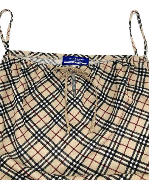BURBERRY BLUE LABEL（バーバリー ブルー レーベル）BURBERRY BLUE LABEL (バーバリー ブルー レーベル) キャミソール ブラウン サイズ:Mの古着・服飾アイテム