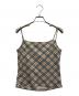 BURBERRY BLUE LABEL (バーバリー ブルー レーベル) キャミソール ブラウン サイズ:M：5000円