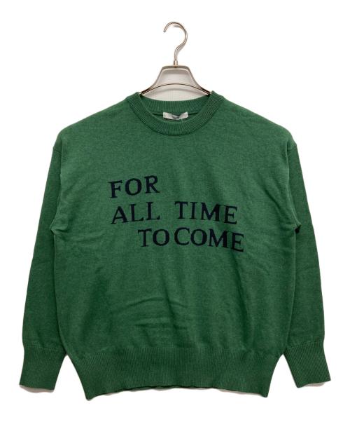 JOURNAL STANDARD relume（ジャーナルスタンダード レリューム）JOURNAL STANDARD relume (ジャーナルスタンダード レリューム) クルーネックニット グリーン サイズ:FREE 未使用品の古着・服飾アイテム