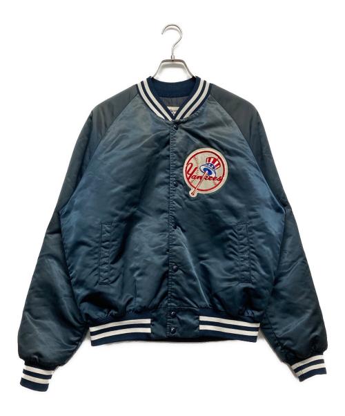 Chalk Line（チョークライン）Chalk Line (チョークライン) 90s ニューヨークヤンキース スタジャン ブルー サイズ:Lの古着・服飾アイテム