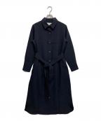SOEJUソージュ）の古着「ソフトオックスシャツワンピース」｜ネイビー